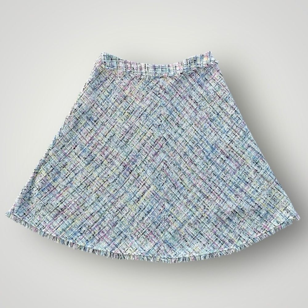 Worthington Pastel Tweed A-Line Skirt